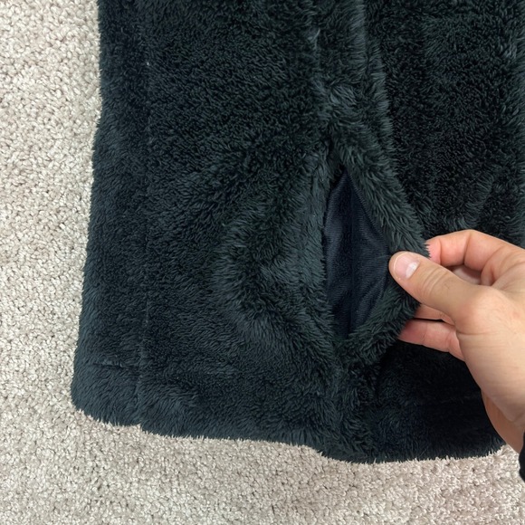 Columbia Men's Black Jacket XL Full Zip Fleece Faux Fur Casual Athletic Wear EUC - Picture 3 of 11